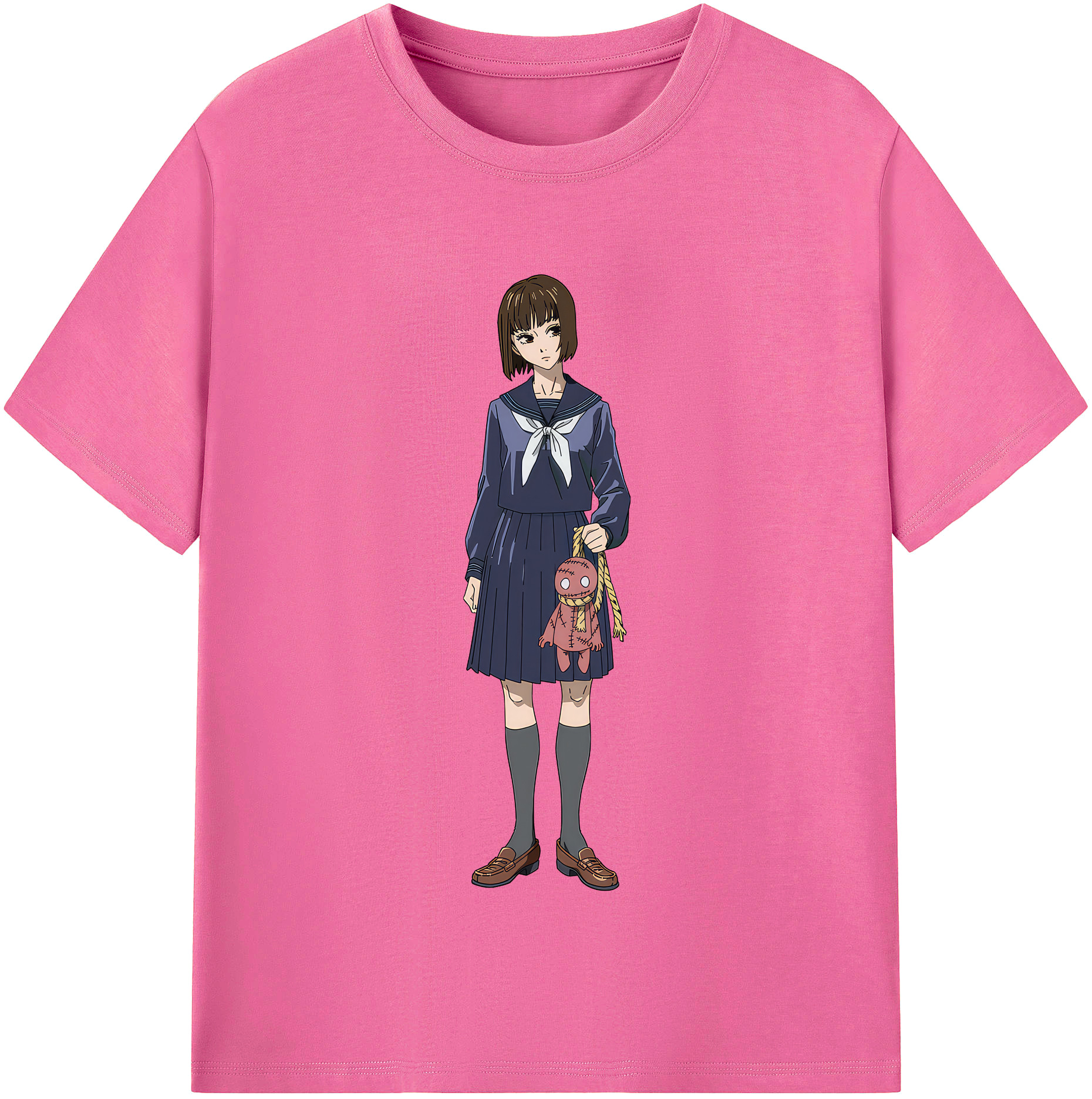 （画像用） 呪術廻戦 Jujutsu Kaisen レディースカジュアルプリントTシャツ（綿100％）